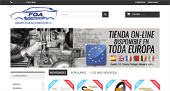 Desktop Screenshot of fgaautomocion.com
